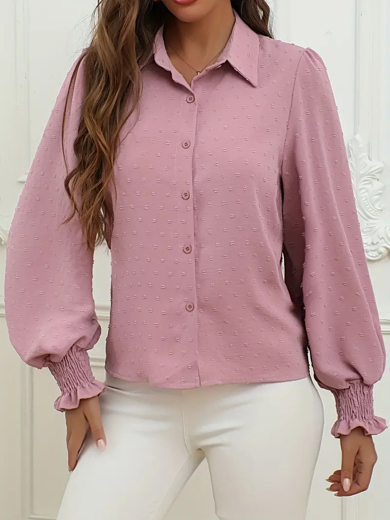 Zafira® | Blusa elegante con mangas fruncidas y puños.