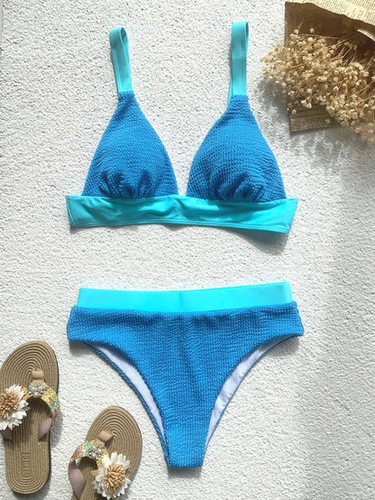 Zara® | Bikini triángulo estructurado de talle alto