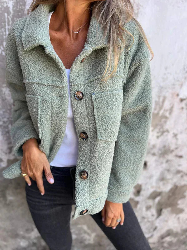 Soleil® | Chaqueta de lana edición premium con solapas