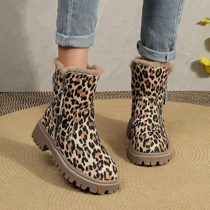 Yesica® | Botines mujer estampado leopardo