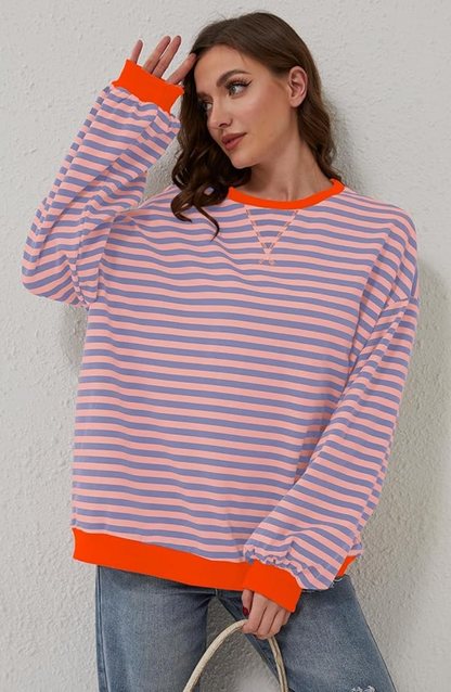 Talía® | Jersey oversize con rayas