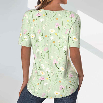 Yasmín® | Camisa elegante con estampado floral.