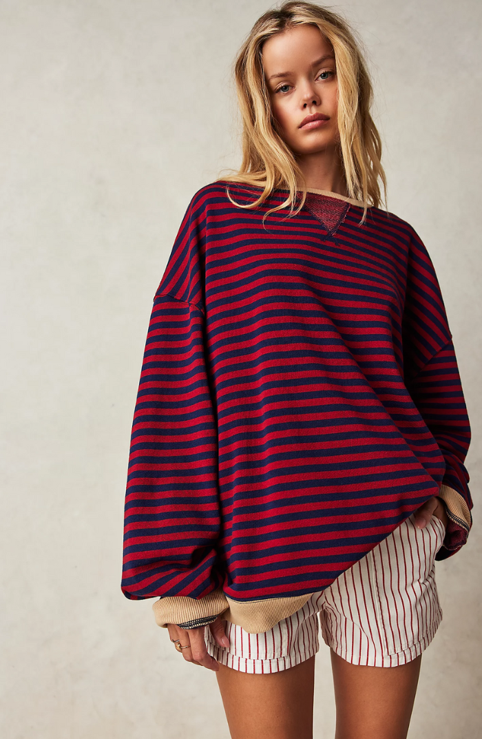 Talía® | Jersey oversize con rayas