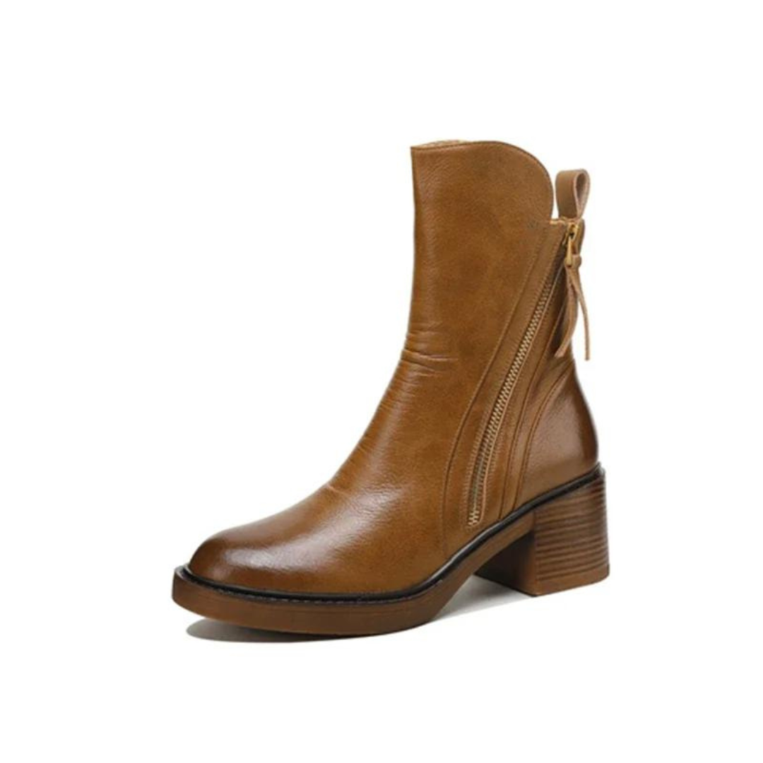 Yesica® | Botas de mujer elegantes con tacón en bloque.