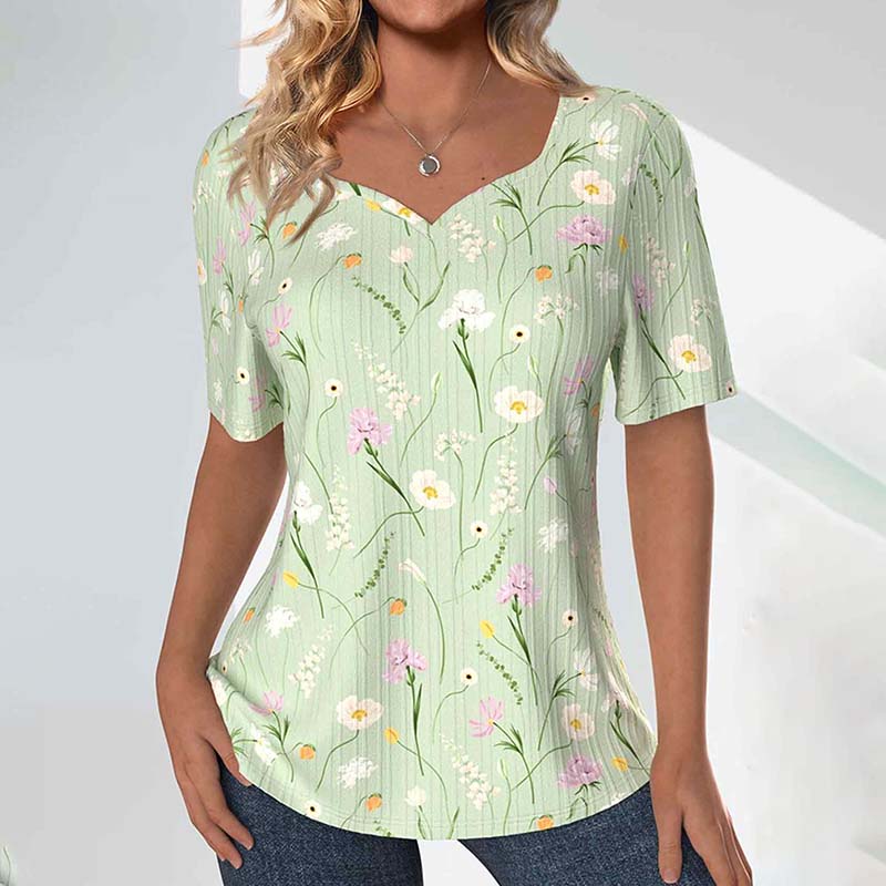 Yasmín® | Camisa elegante con estampado floral.