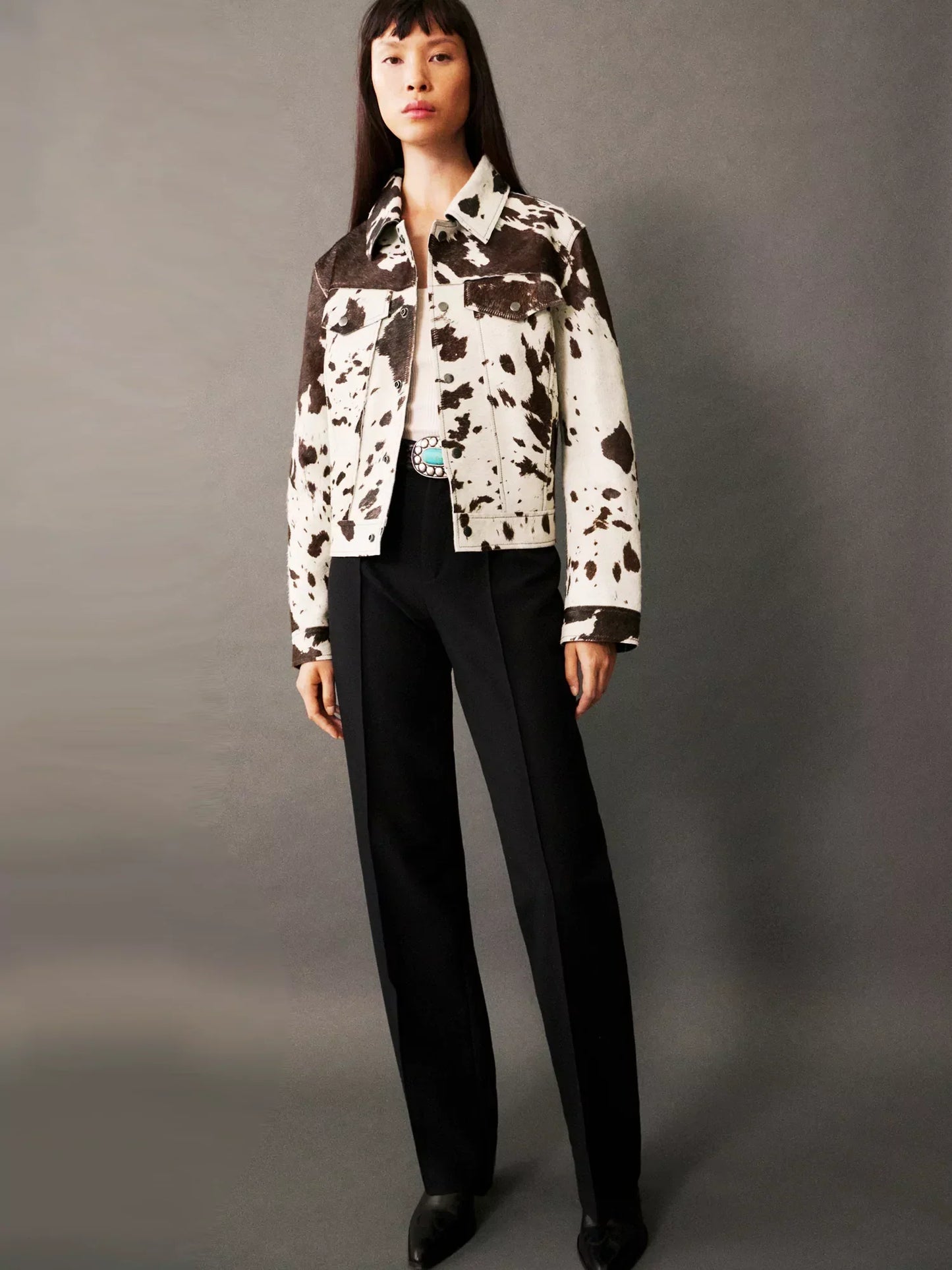 Trudi® | Chaqueta elegante estilo vaca lechera