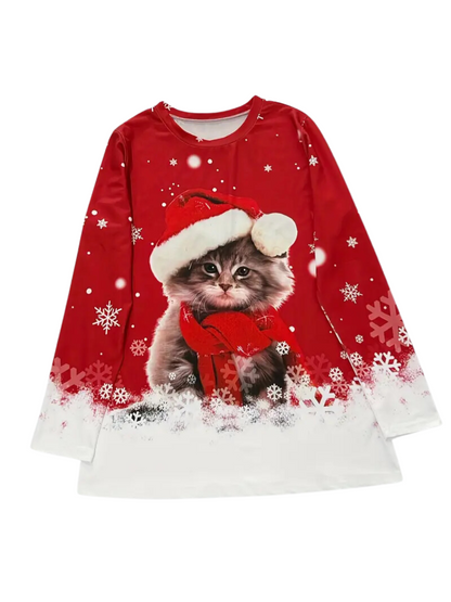 Yasmín® | Jersey navideño gato