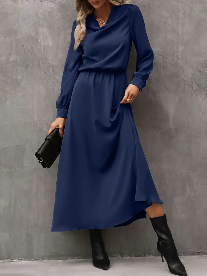 Soraya® | Vestido de invierno sencillo y elegante.