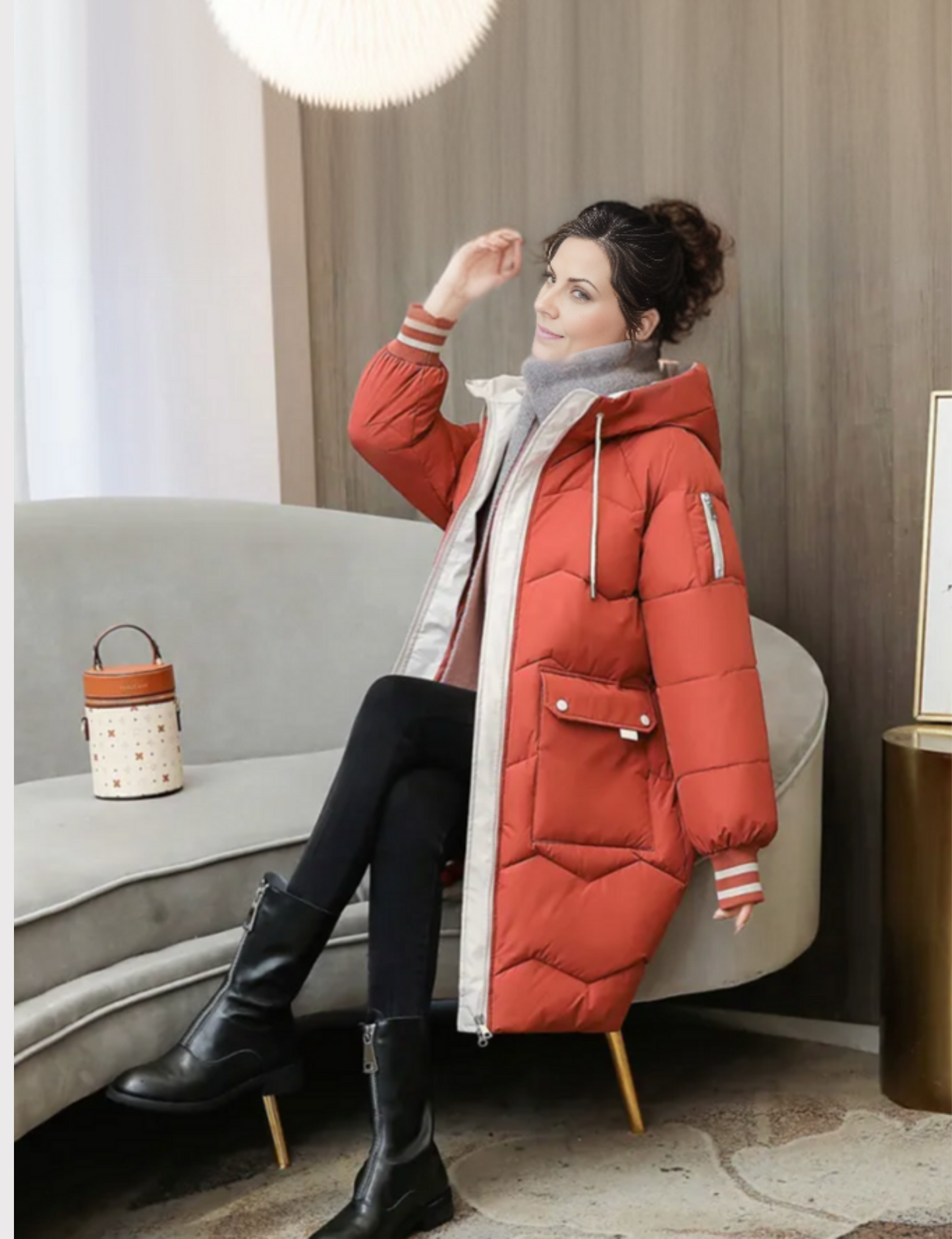 Tamara® | abrigo de invierno con capucha