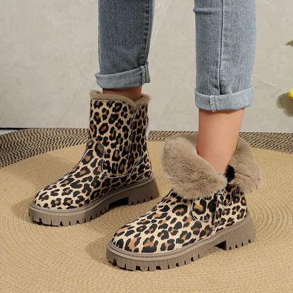 Yesica® | Botines mujer estampado leopardo