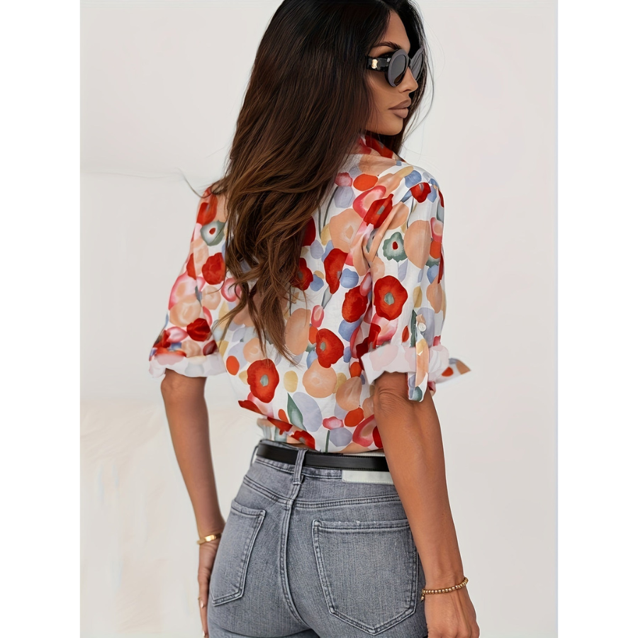 Solveig® | Camisa de flores para mujer.