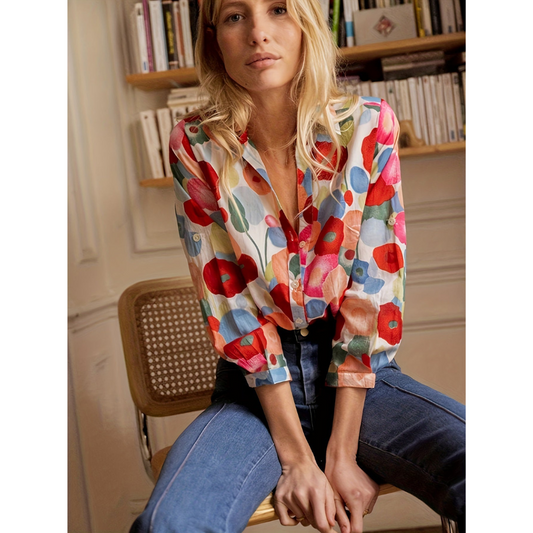 Solveig® | Camisa de flores para mujer.