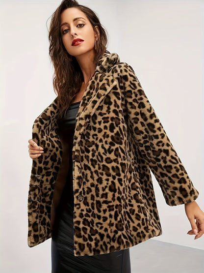 Zinnia® | Chaqueta suave con estampado de leopardo