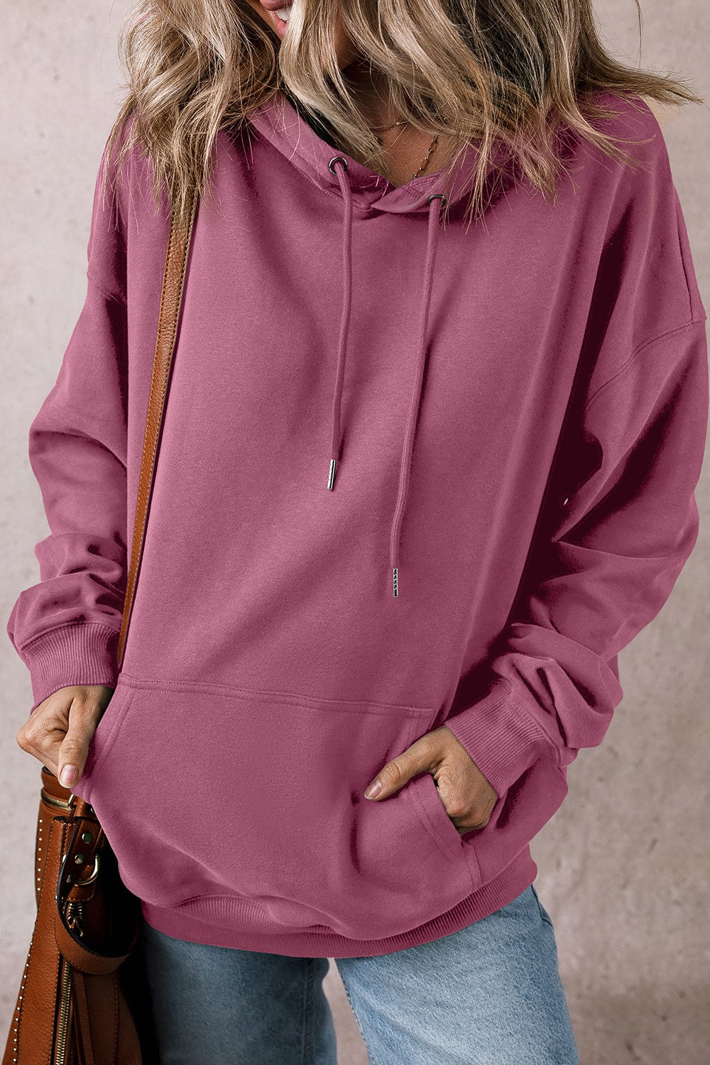 Stefanie® | Sudadera con capucha de manga larga con cordón y bolsillos.