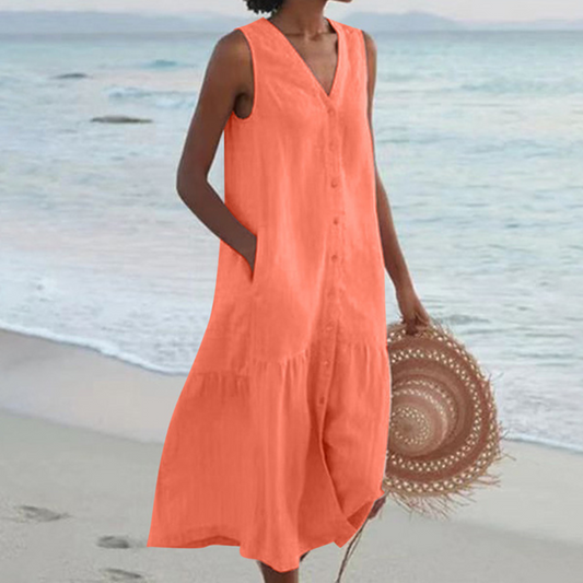 Shelley® | Vestido ligero de verano para mujer, transpirable y fluido.