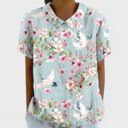 Rut® | Blusa floral elegante para mujer.