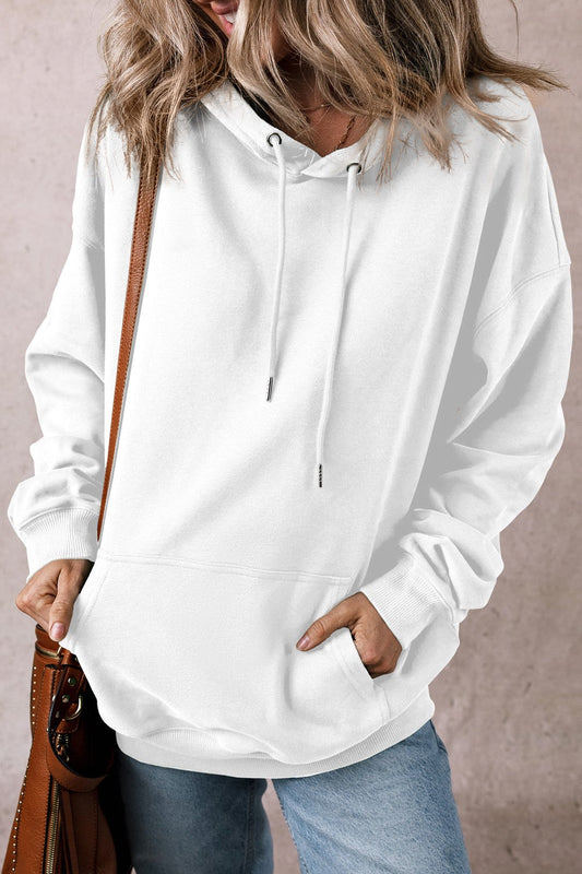 Stefanie® | Sudadera con capucha de manga larga con cordón y bolsillos.