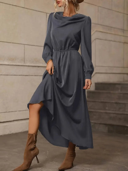 Soraya® | Vestido de invierno sencillo y elegante.