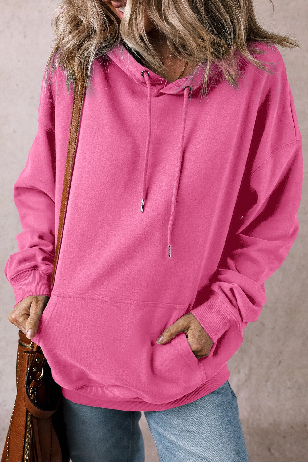 Stefanie® | Sudadera con capucha de manga larga con cordón y bolsillos.