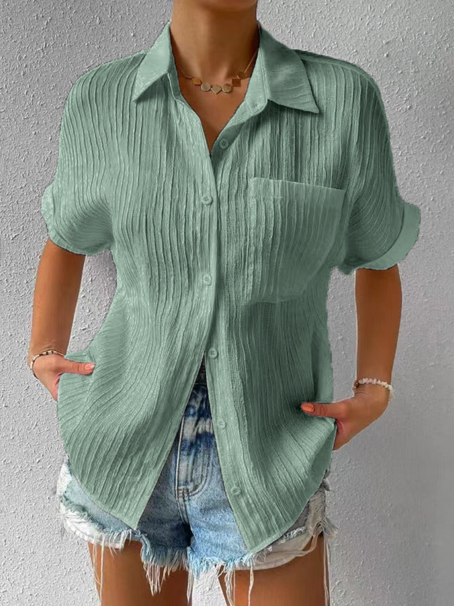 Talía® | Camisa casual holgada Hazel para verano.