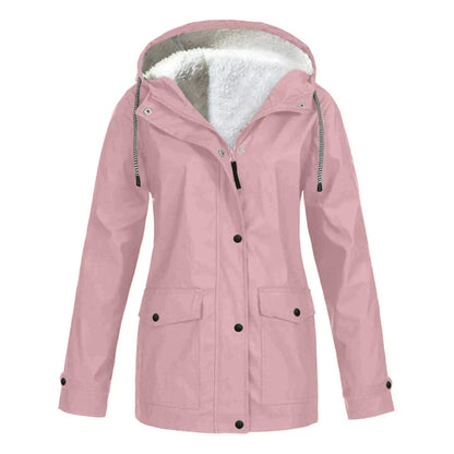 Zinnia® | Chaqueta impermeable, elegante y cómoda con capucha.