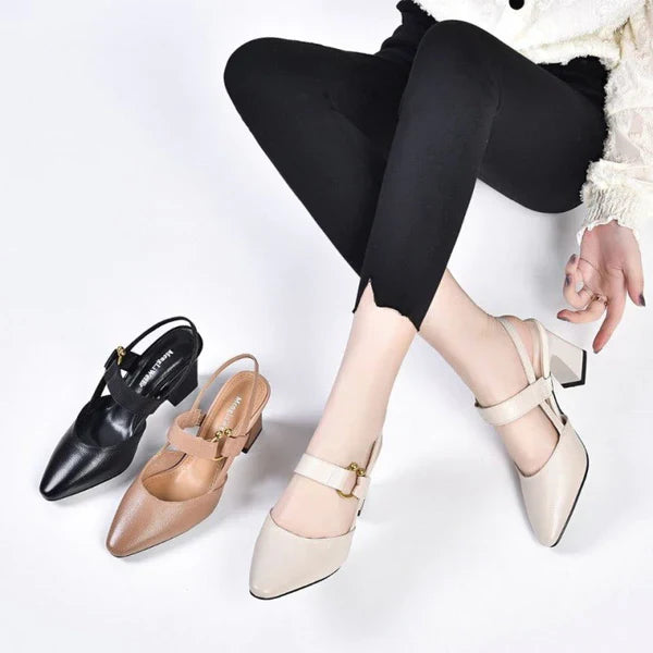 Wilda® | Zapatos de salón de mujer con puntera puntiaguda y tirantes.