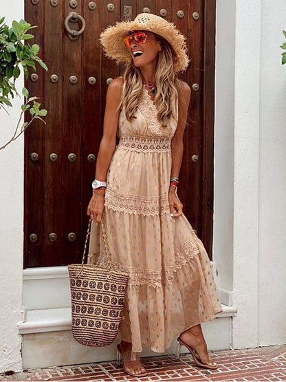 Selene® | Elegante vestido largo boho Ibiza