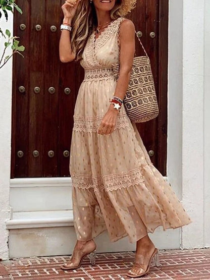 Selene® | Elegante vestido largo boho Ibiza