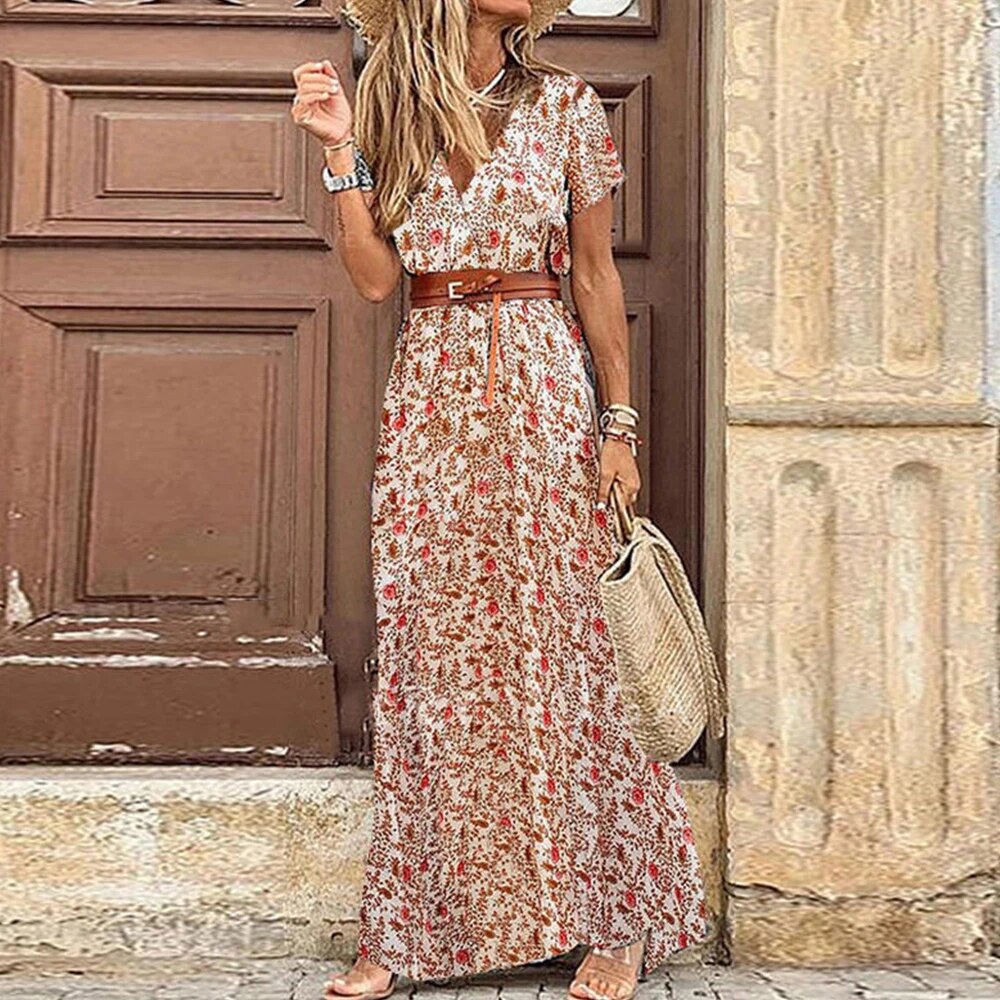 Sol® | Vestido largo bohemio de mujer Carol