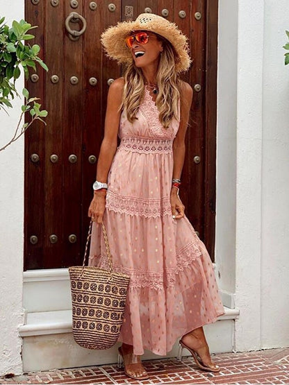 Selene® | Elegante vestido largo boho Ibiza