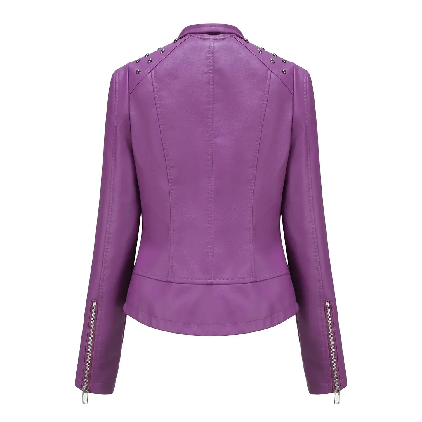 Teodora® | Chaqueta de cuero elegante y delgada