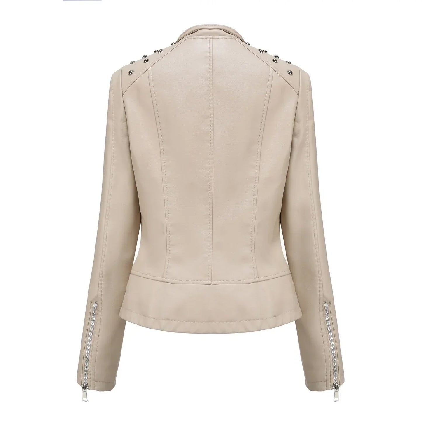 Teodora® | Chaqueta de cuero elegante y delgada