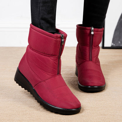 Yoselin® | Botas de invierno impermeables para mujer con Cremallera.