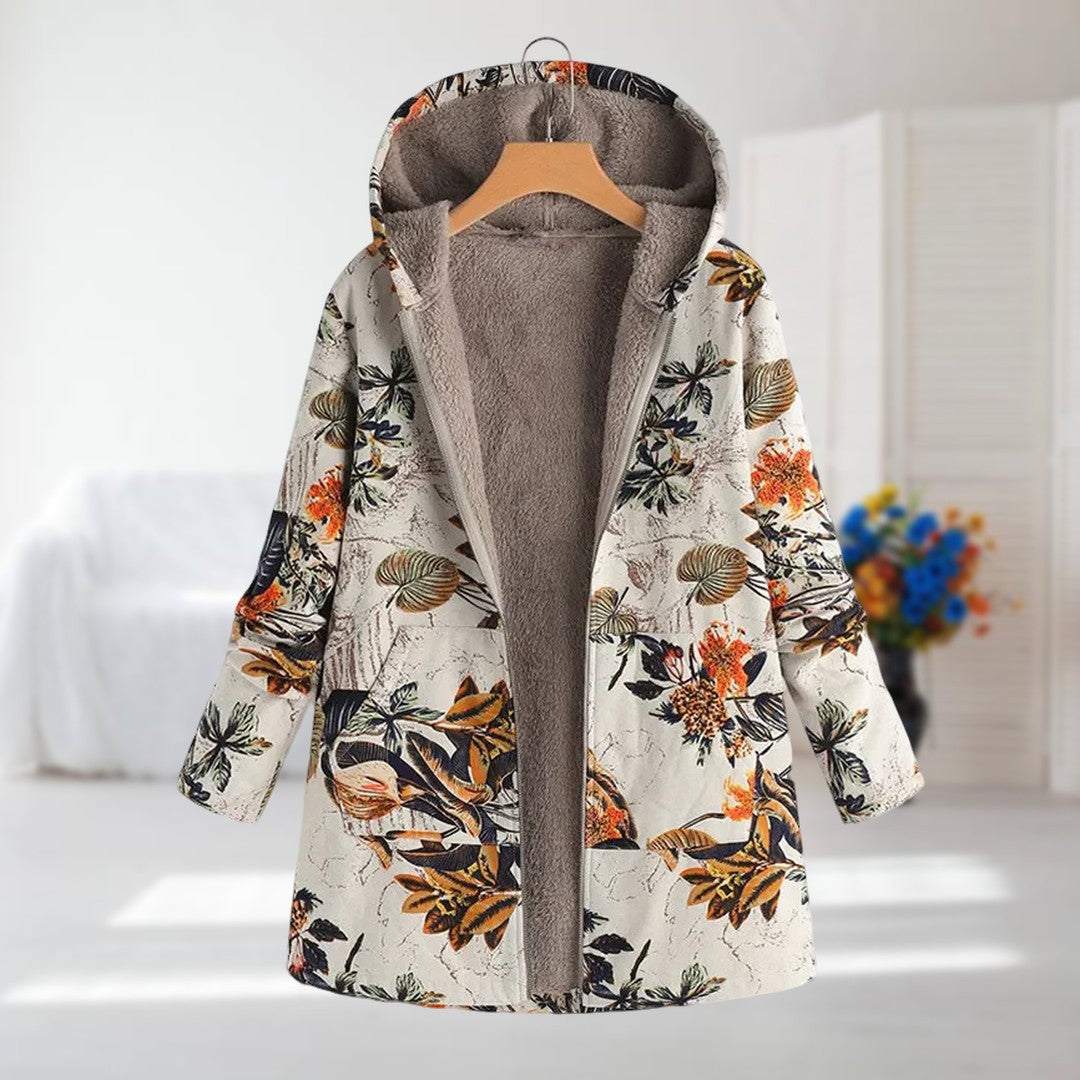 Zinnia® | Chaqueta otoño/invierno con estampado floral.