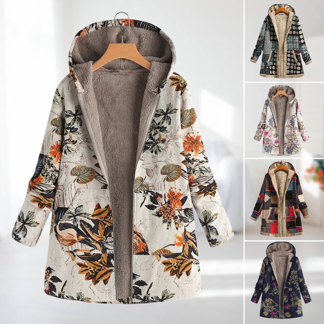 Zinnia® | Chaqueta otoño/invierno con estampado floral.