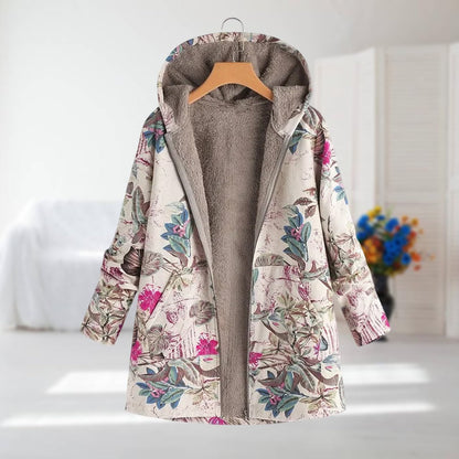 Zinnia® | Chaqueta otoño/invierno con estampado floral.