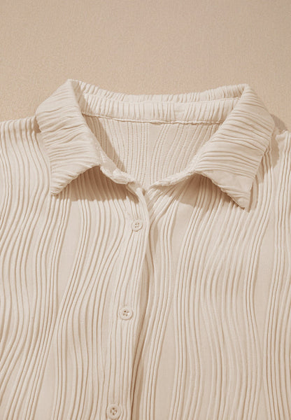 Xenia® | Camisa de manga larga con botones y cuello estructurado.