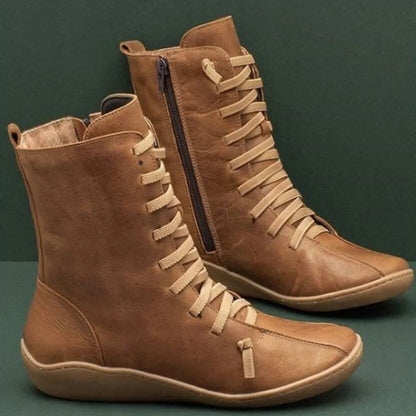 Tania® | Botas de invierno de cuero duradero para mujer.