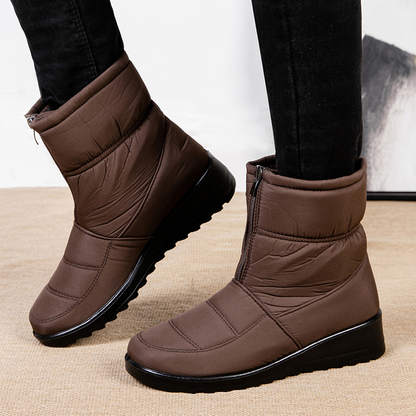 Yoselin® | Botas de invierno impermeables para mujer con Cremallera.