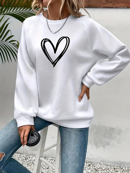 Stefanie® | Jersey oversize de corazones para mujer