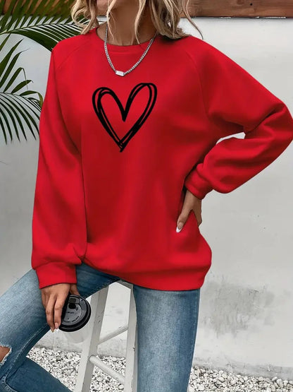 Stefanie® | Jersey oversize de corazones para mujer