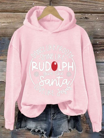 Rudolph - Sudadera de Manga Larga Para Mujer