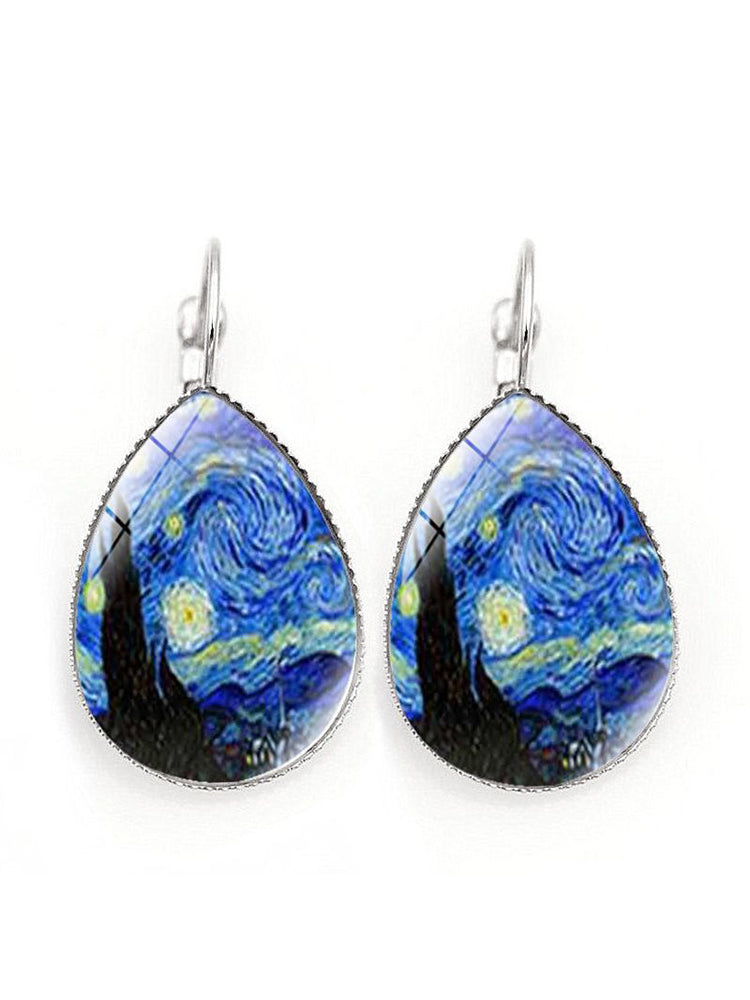 Pendientes de la serie Vincent Art Vintage