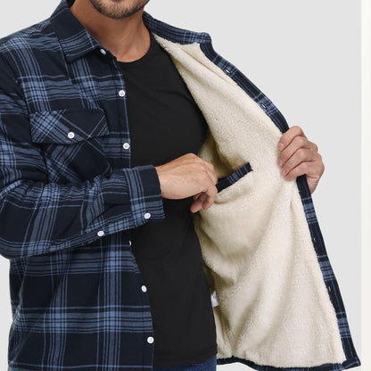 Emiliano – Camisa Polar Sherpa Para Hombre