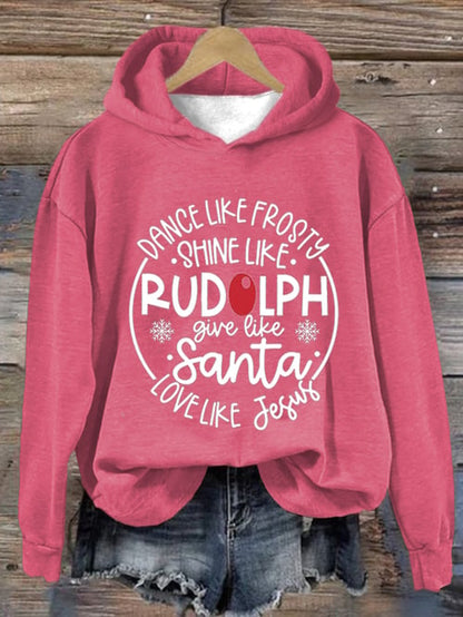 Rudolph - Sudadera de Manga Larga Para Mujer