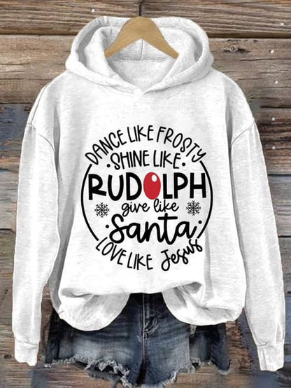 Rudolph - Sudadera de Manga Larga Para Mujer