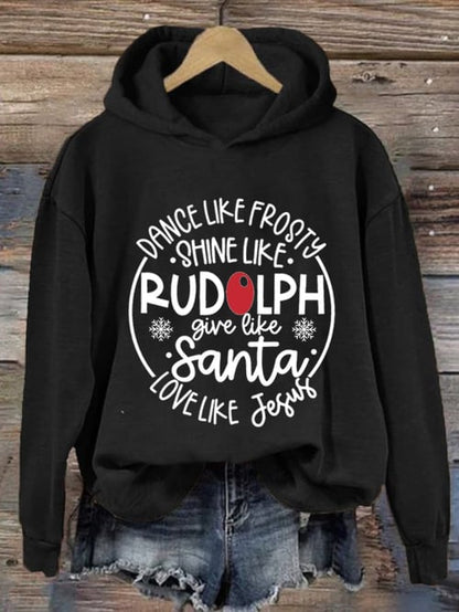 Rudolph - Sudadera de Manga Larga Para Mujer