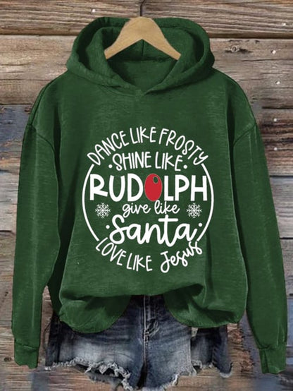 Rudolph - Sudadera de Manga Larga Para Mujer