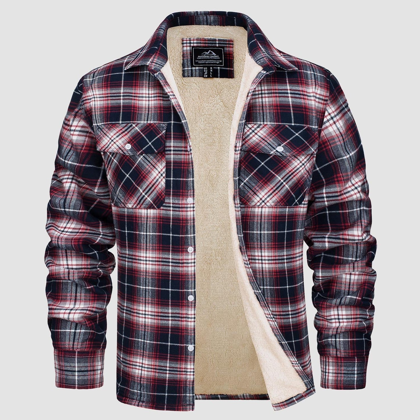 Emiliano – Camisa Polar Sherpa Para Hombre