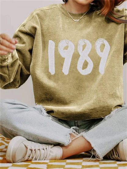 Sudadera Vintage Washed 1989